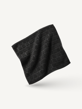 30×30 Black Microfiber Towel